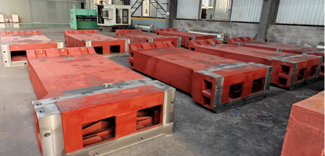 Machine Tool Beds In Machining Area