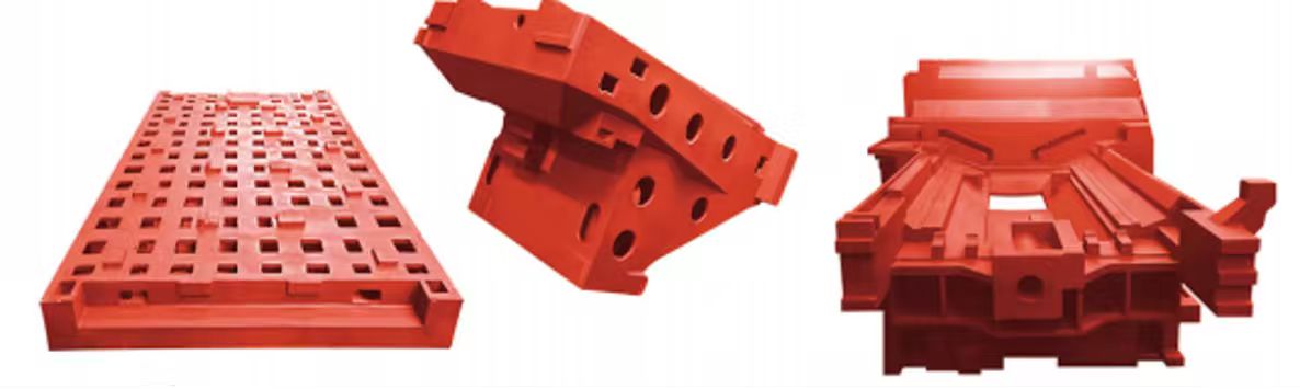 Large Red Structural Castings